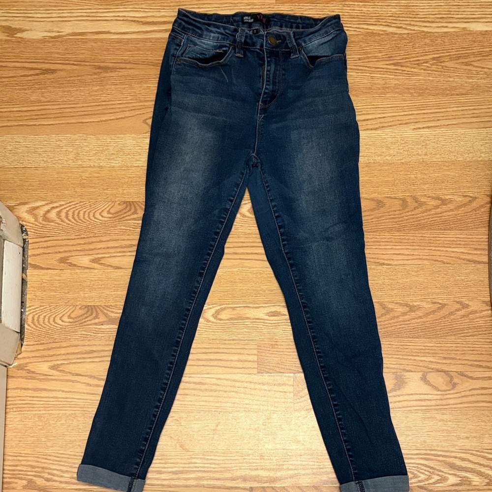 YMI Women's Dark Blue Skinny Stretch Jeans